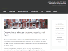 Tablet Screenshot of buymyreadinghouse.com